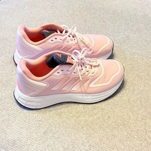 adidas Pink and White Women's Athletic Shoes